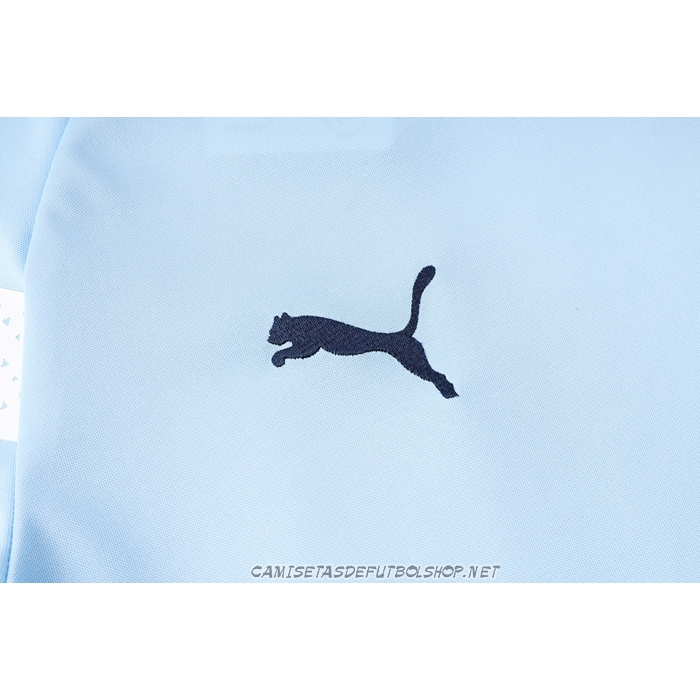 Chandal del Manchester City 22-23 Manga Corta Azul